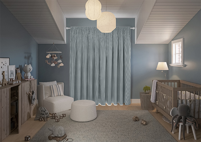 Nautical Stripes, Salt Black - Made to Measure Curtains - Image 15